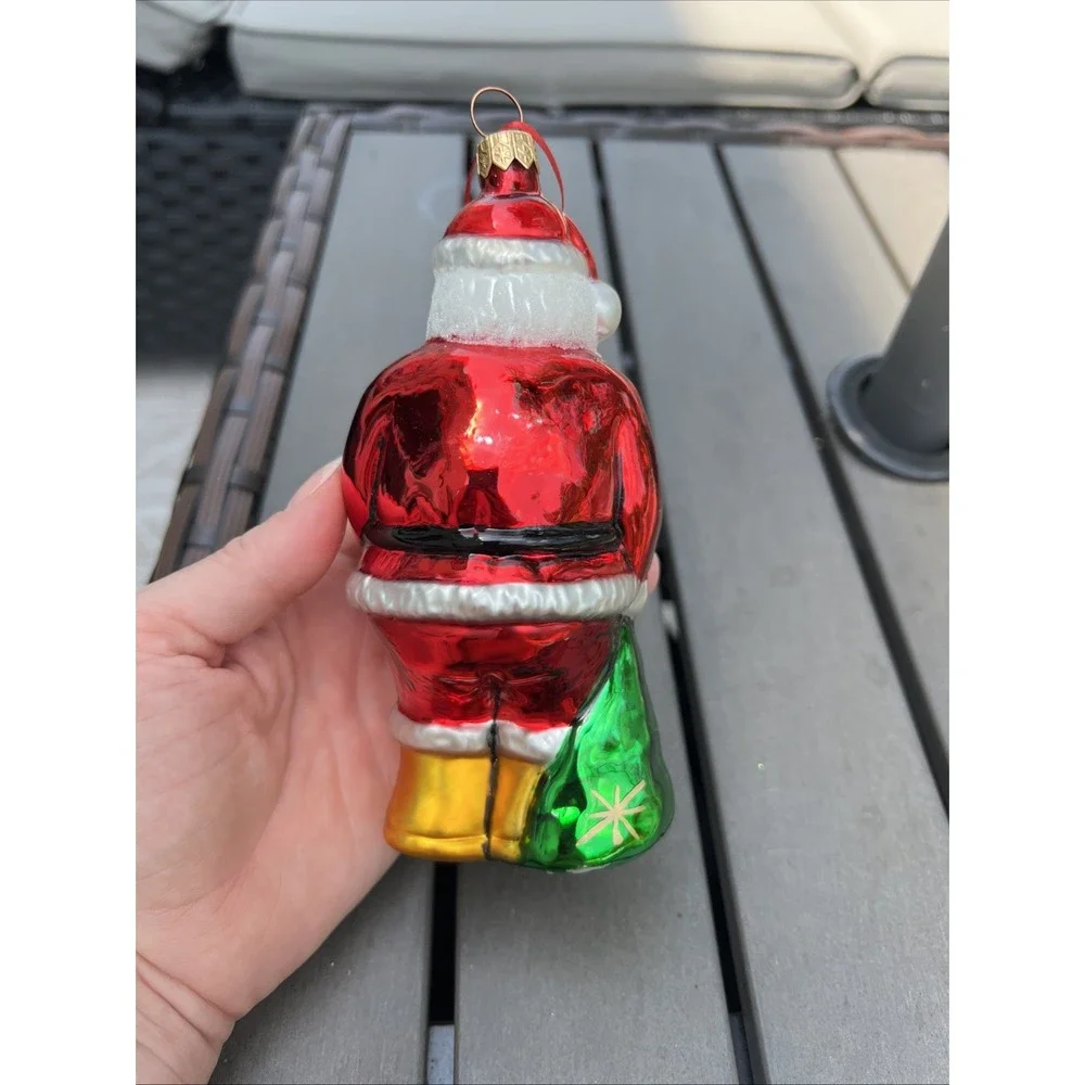 Kurt Adler Polonaise Father Christmas With Sack Ornament Hand Crafted by Komozja